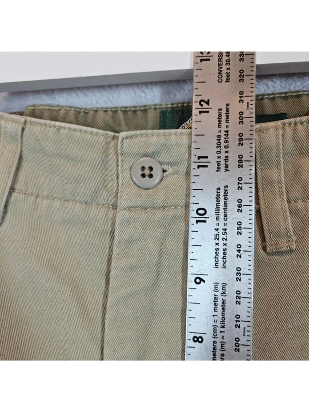 Cabelas Mens 34 Khaki Outdoor Chino Pants outdoor 100% Cotton gorpcore work
